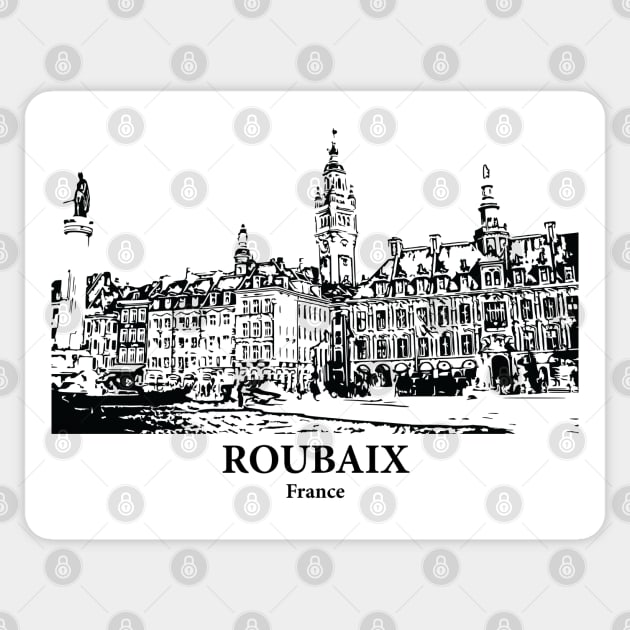 Roubaix - France Sticker by Lakeric